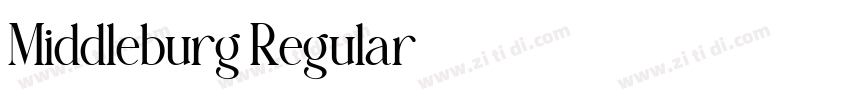 Middleburg Regular字体转换